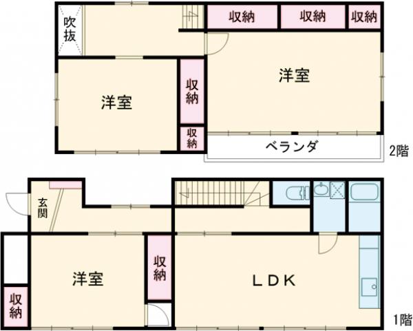 元総社町戸建住宅の間取り