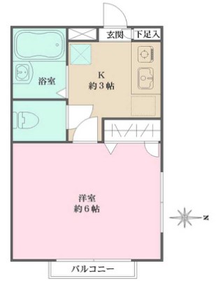 いずみコーポの間取り