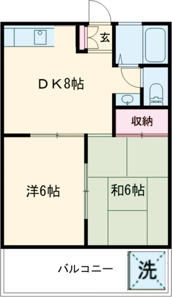 第Ⅱ立花パークハイツの間取り