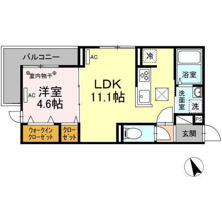 Dフラット大和田の間取り