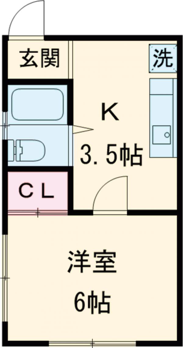 ベアヴァーレ自由ヶ丘の間取り