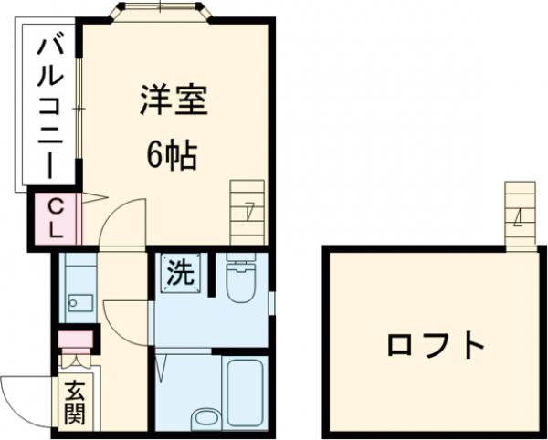 ピュア箱崎拾弐番館の間取り