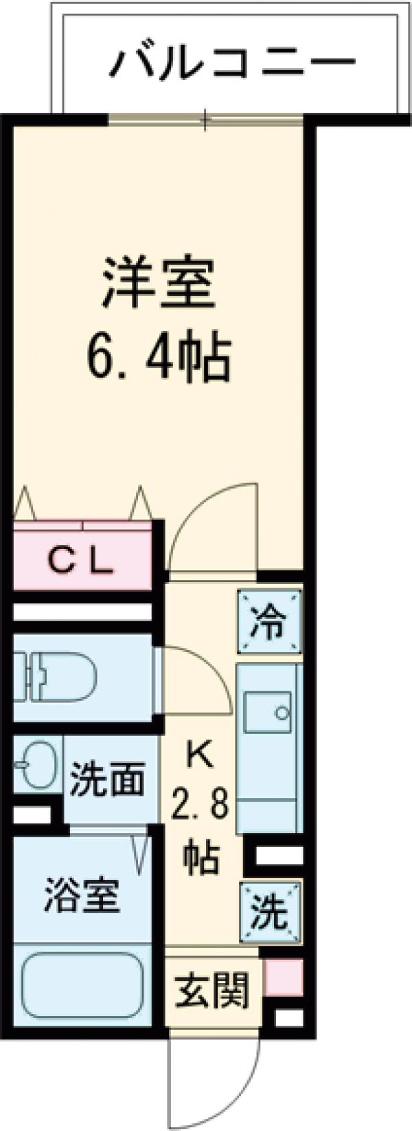 セレスティア北烏山の間取り