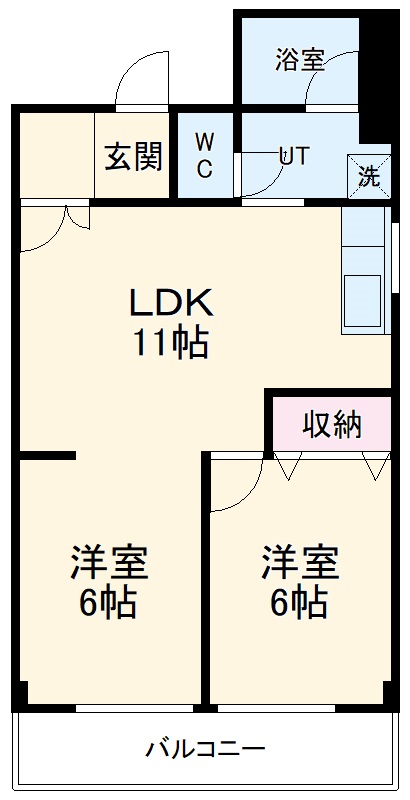 東雲ビルの間取り