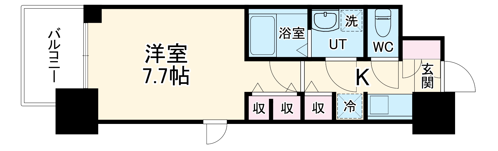 La Douceur黒川の間取り