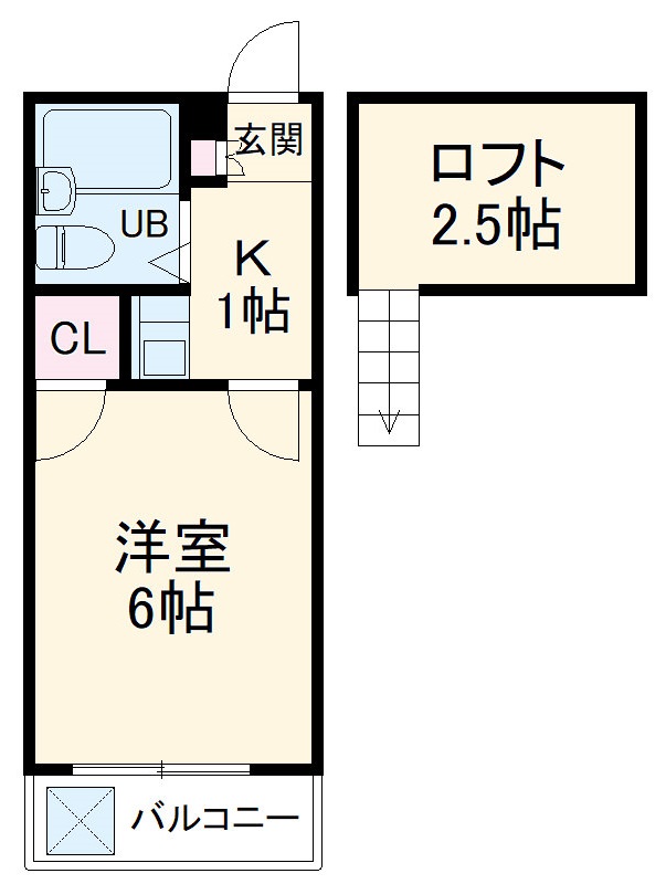レオパレス八千代台東第2の間取り