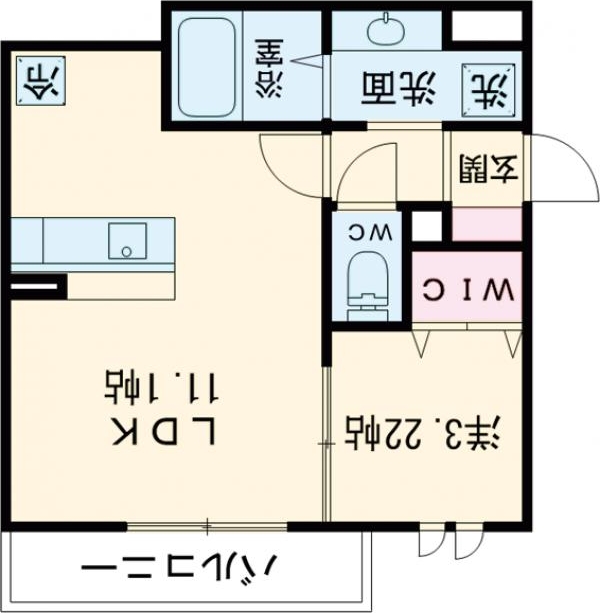 セレスティア本町の間取り