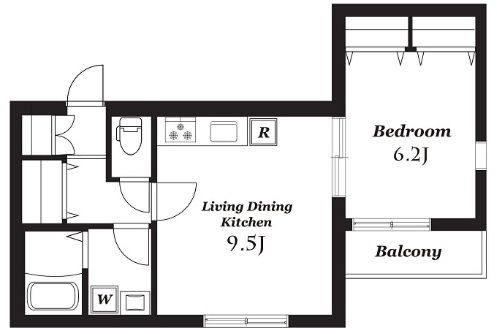 グランドール西片倉の間取り