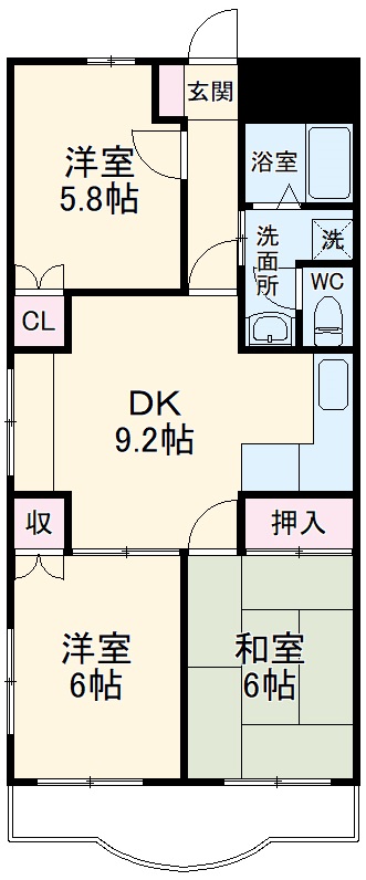 パスタの間取り