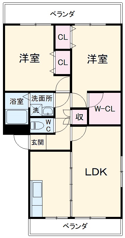 ファミーユ・レイの間取り