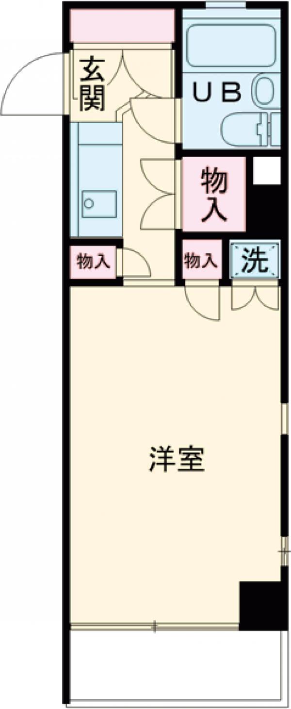 キューブ浜田山の間取り