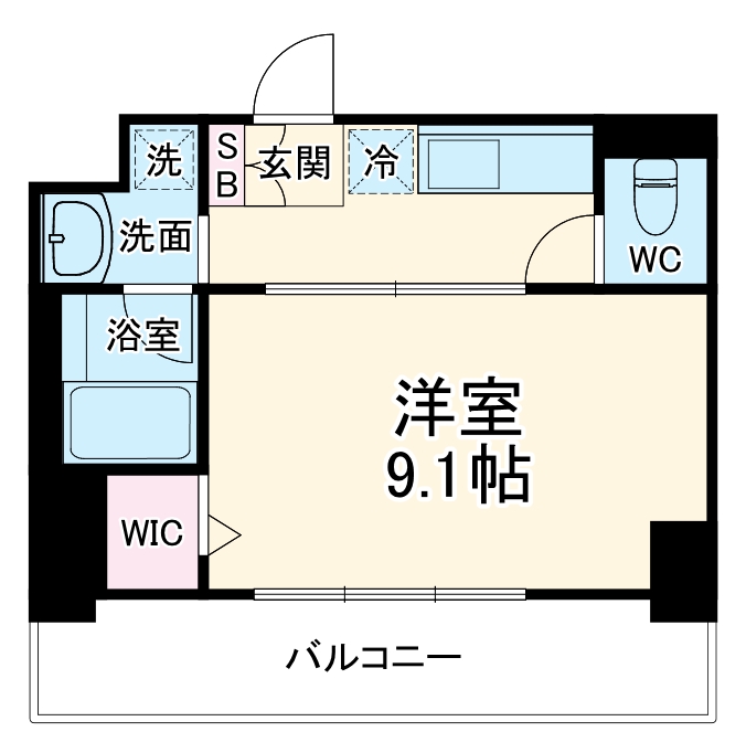 ＫＤＸレジデンス千葉中央Ｅａｓｔの間取り