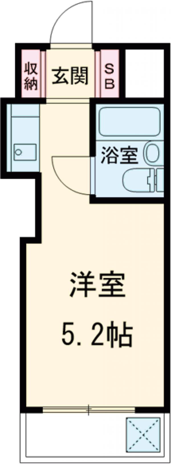 ペガサスマンション経堂&蓑口ビル’83の間取り