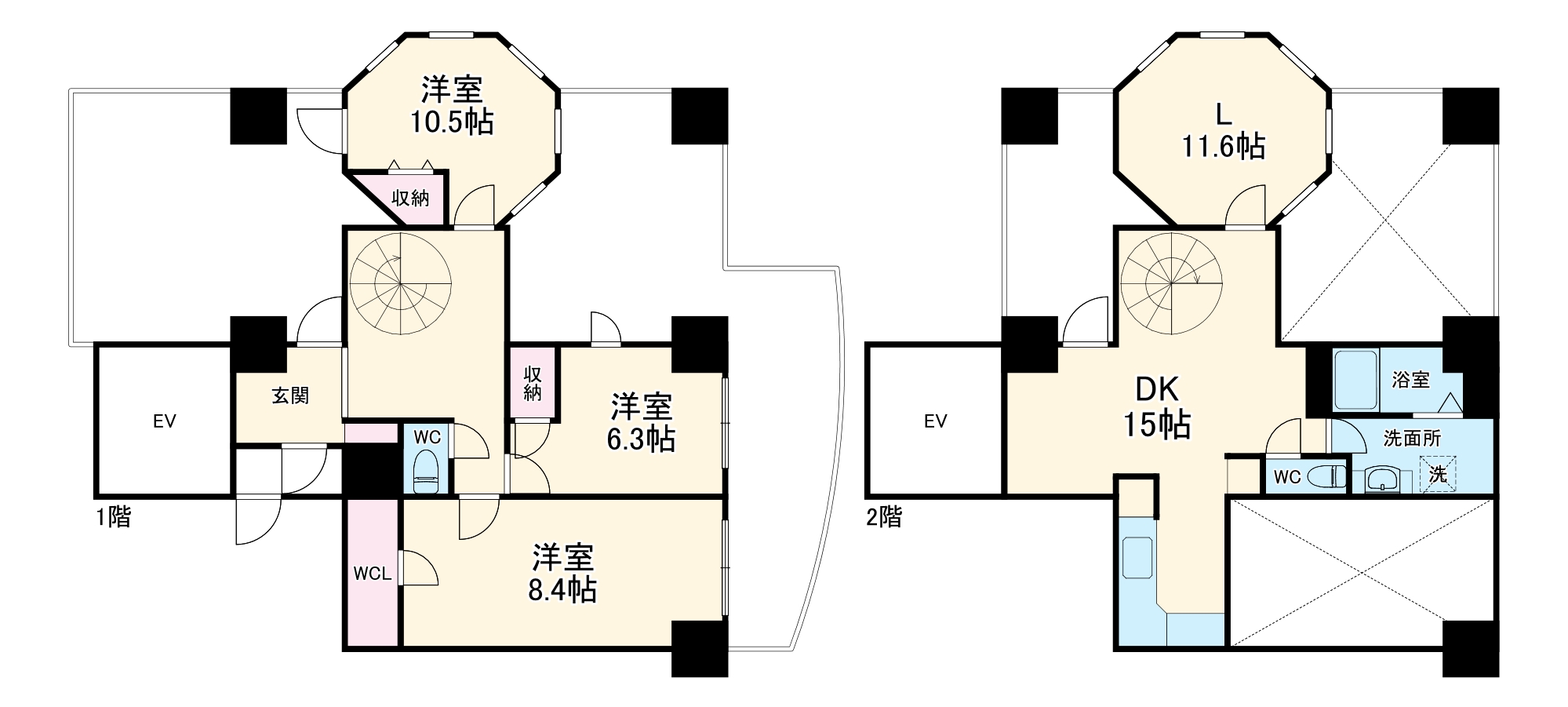 プレシャス イーストの間取り