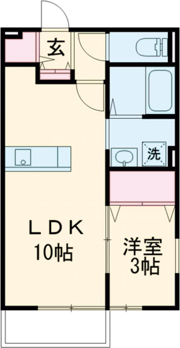 サンパレスFの間取り