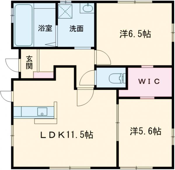 エルプルニエの間取り