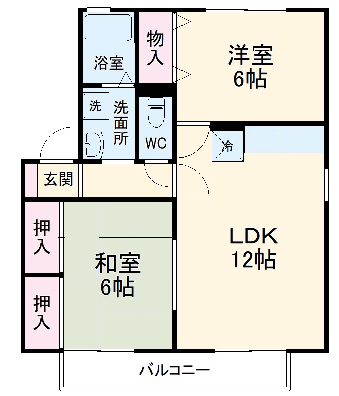 ハイツ大宮の間取り