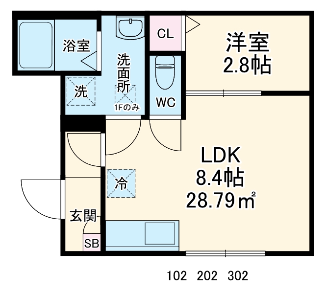 GRADUS西千葉の間取り