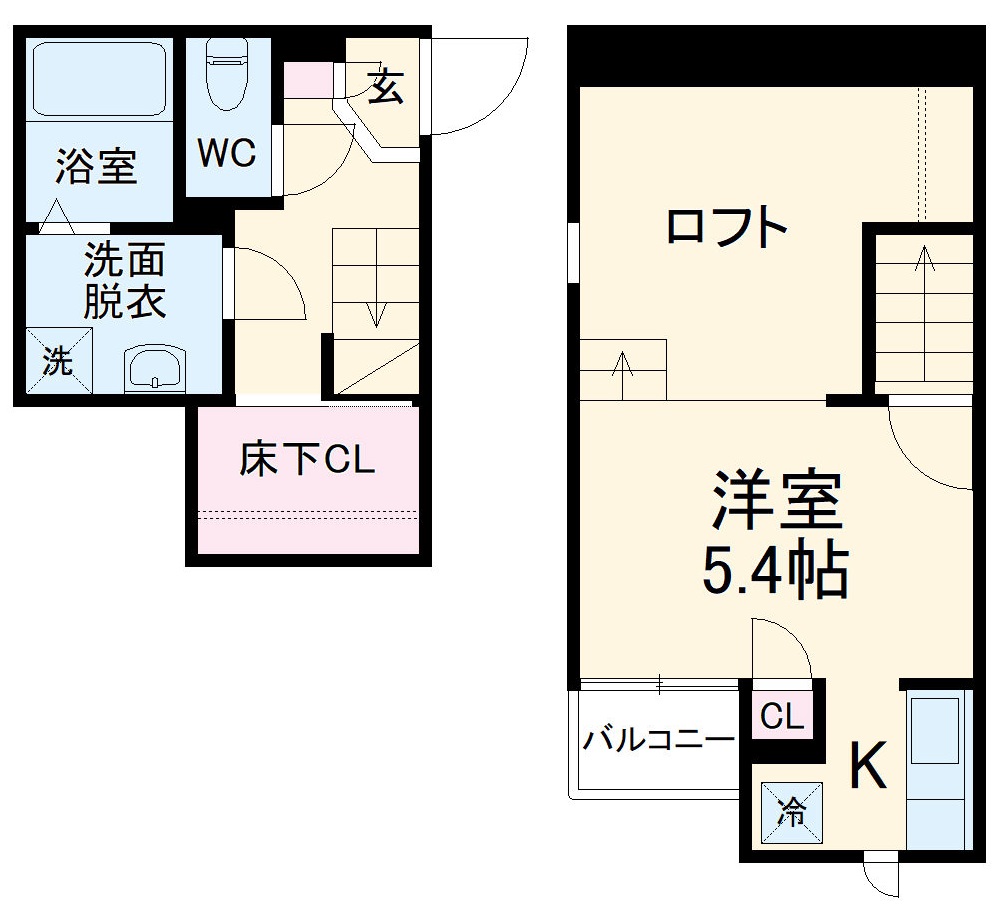 CB春日部ルーチェの間取り