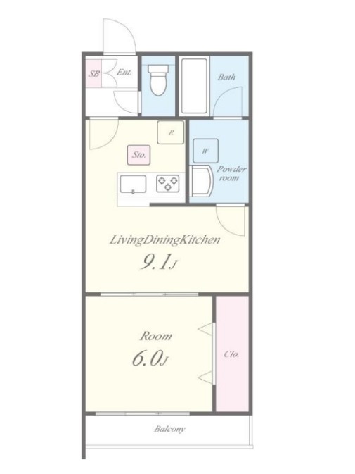 ル・ヴェール黒崎町の間取り
