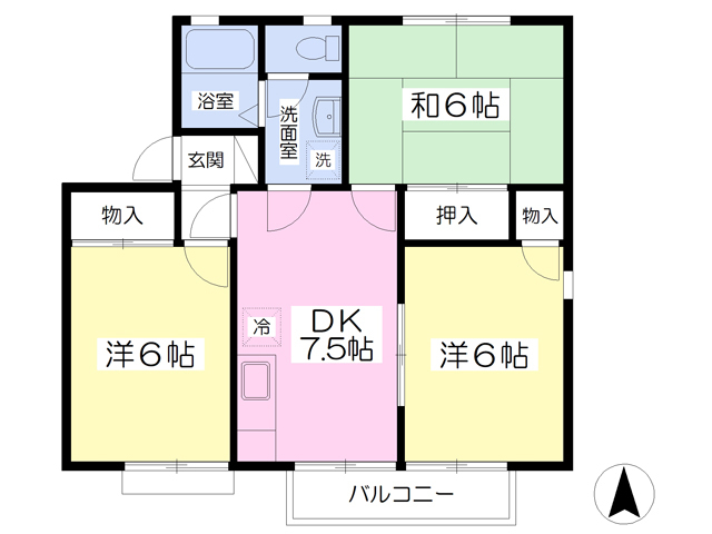 アサンテAの間取り