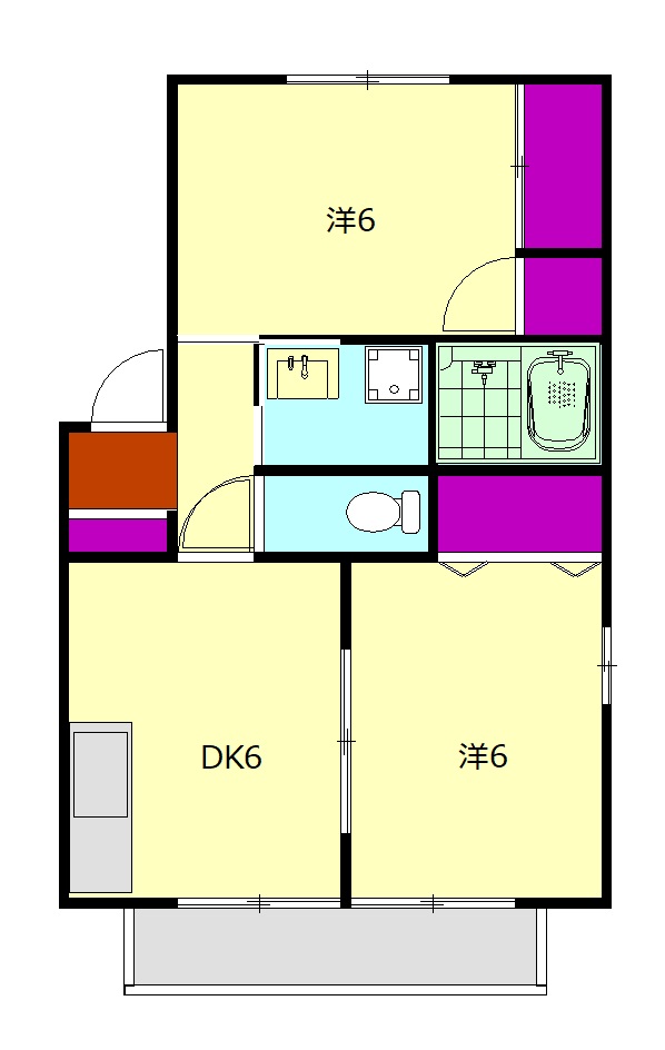 ファミール原の間取り