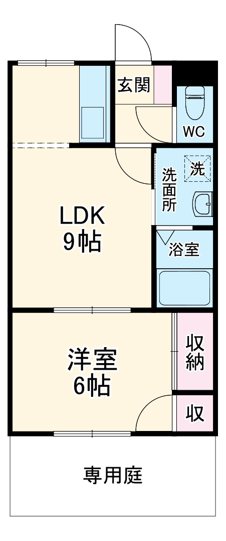 サンパレスハイムの間取り