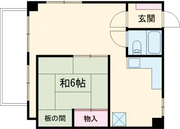 うなばらマンション2の間取り