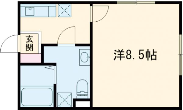 クレア高円寺の間取り