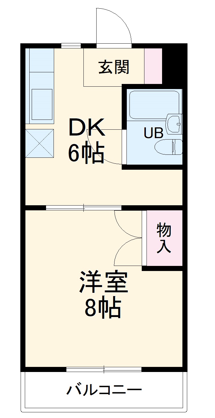 やまぼうしVillageⅠの間取り