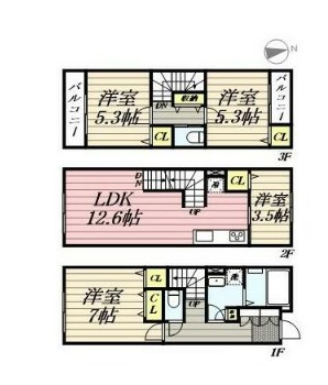 アーバンパーク三鷹の間取り