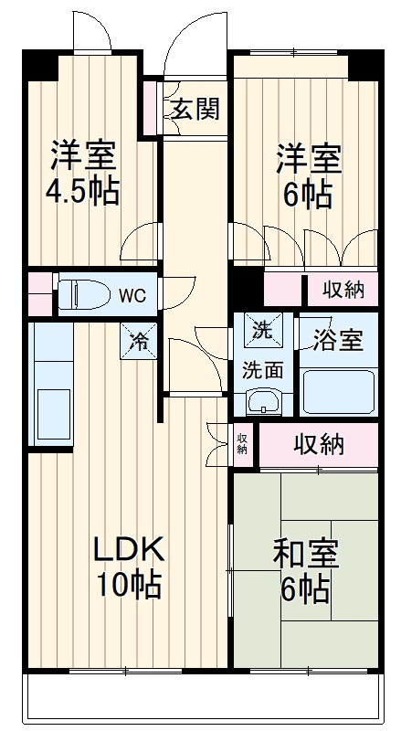 パークノヴァ南町田の間取り