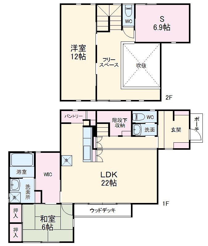 小池町6丁目戸建の間取り