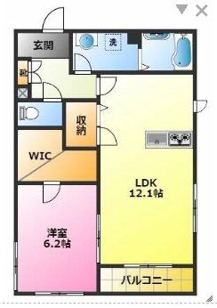 グロリアコートの間取り
