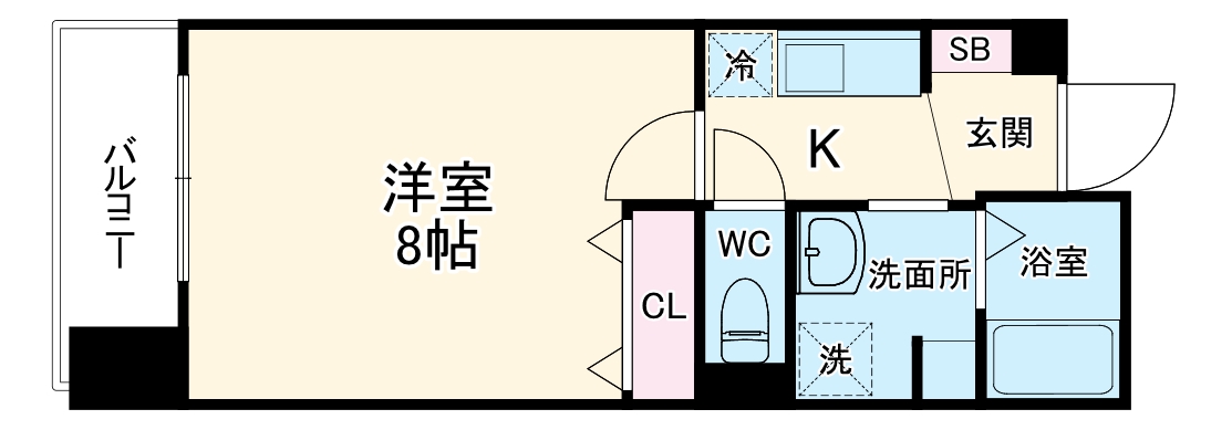 ロイヤルコート岡町の間取り