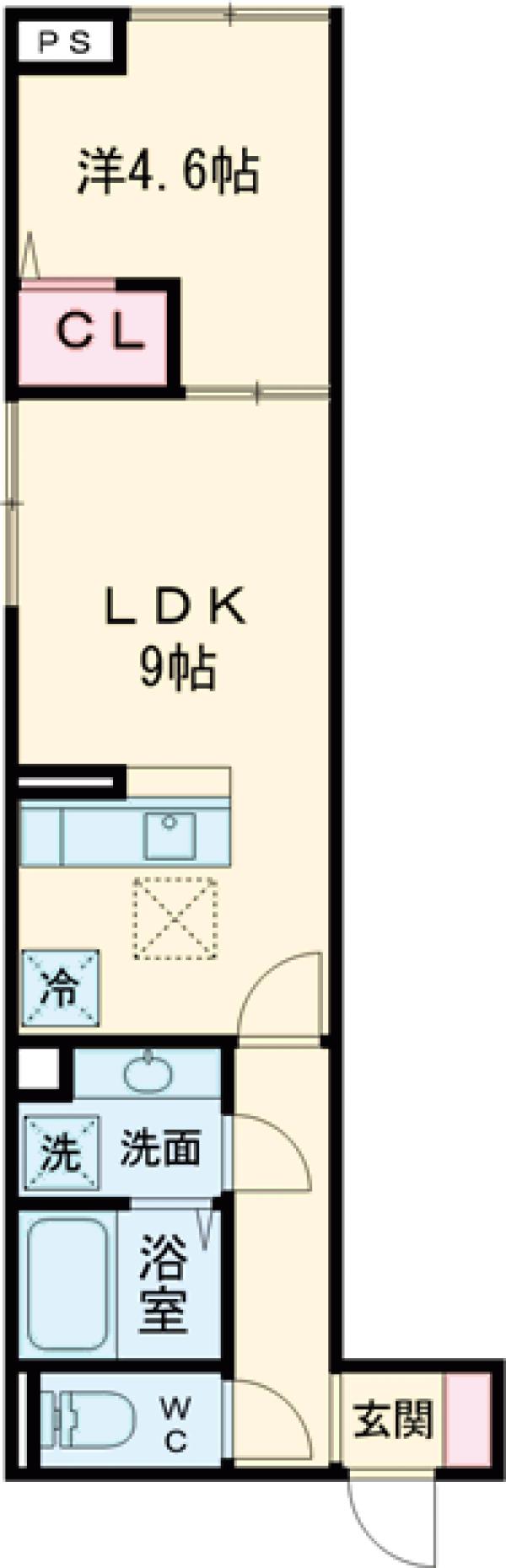 アヴァンスお花茶屋の間取り