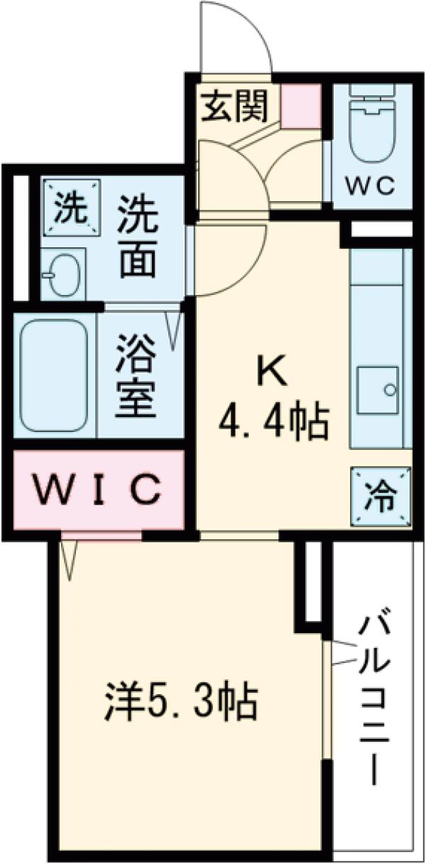 アヴァンスお花茶屋の間取り