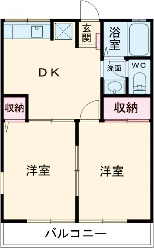 レトア上諏訪Aの間取り