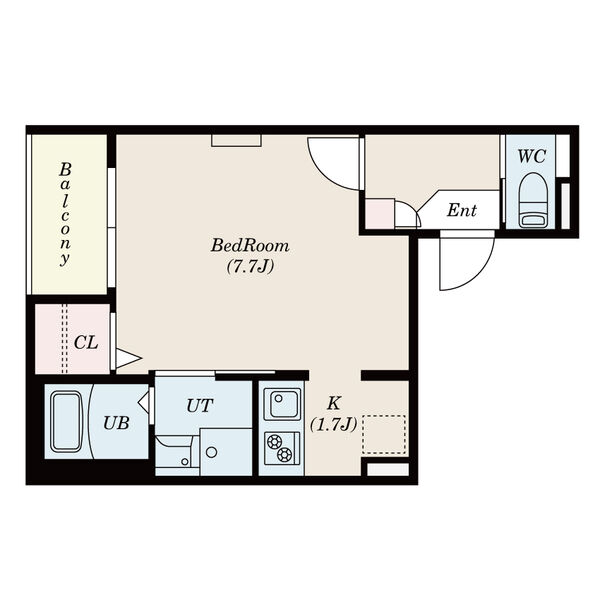 Patina岩塚の間取り