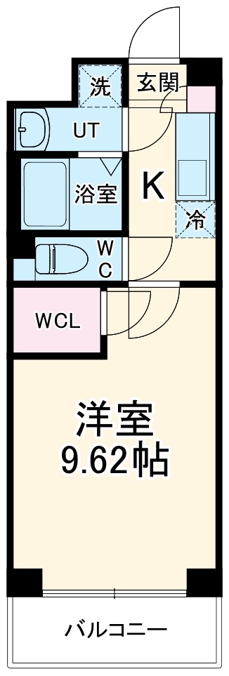 Ｓ－ＦＯＲＴ四日市西新地の間取り