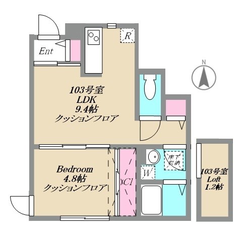 シーズンテラス舎人公園B棟の間取り