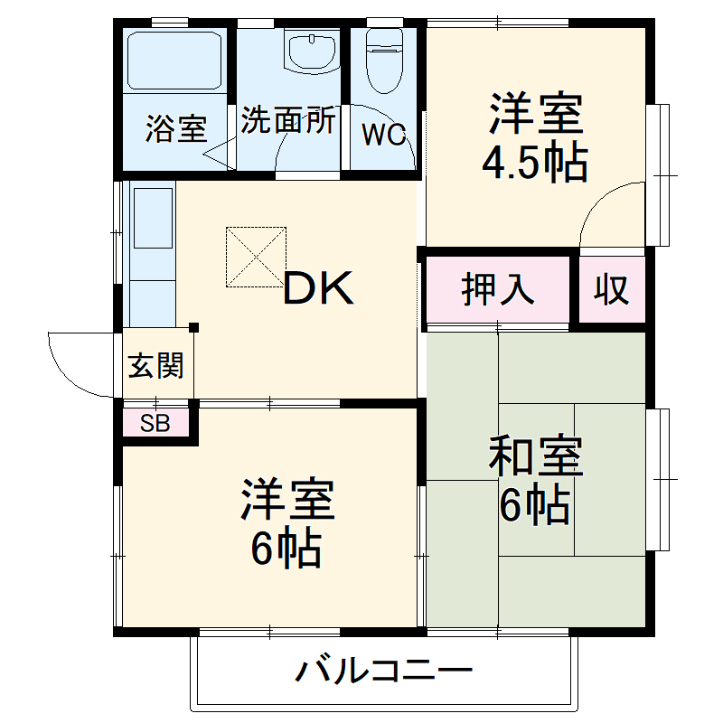 マーガレットハイツの間取り