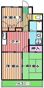 A・MハイツUDAGAWAの間取り