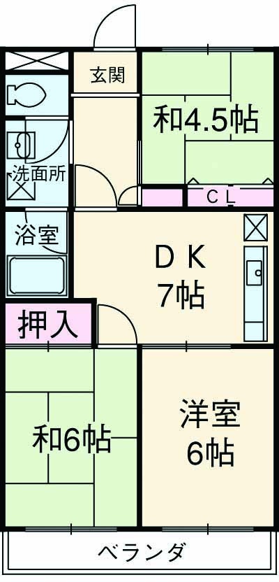 アミカル高橋の間取り