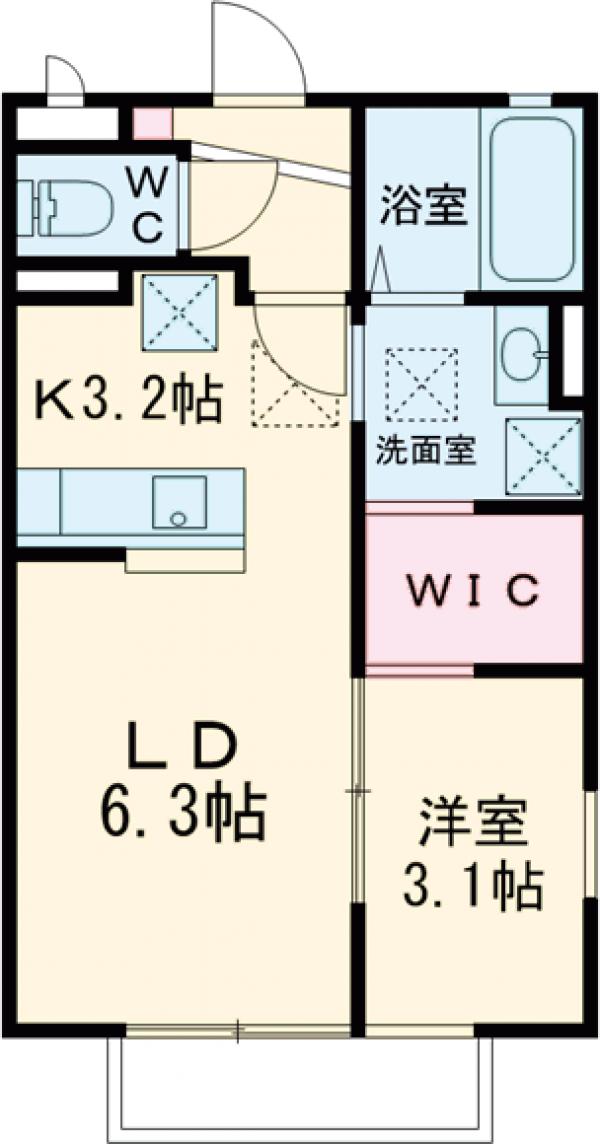 K&Mテクノ Jの間取り