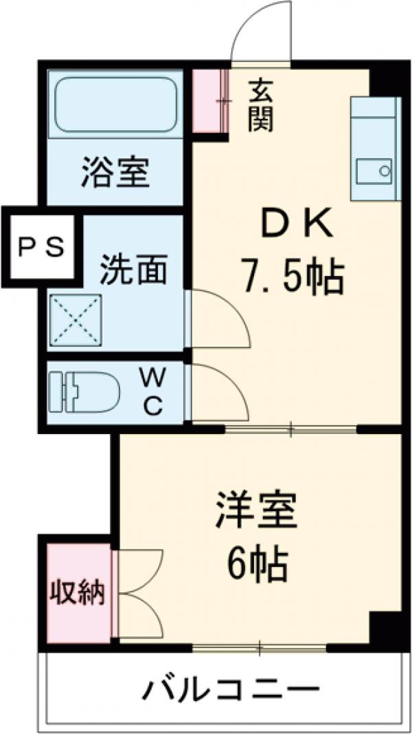 ハウスタケウラの間取り