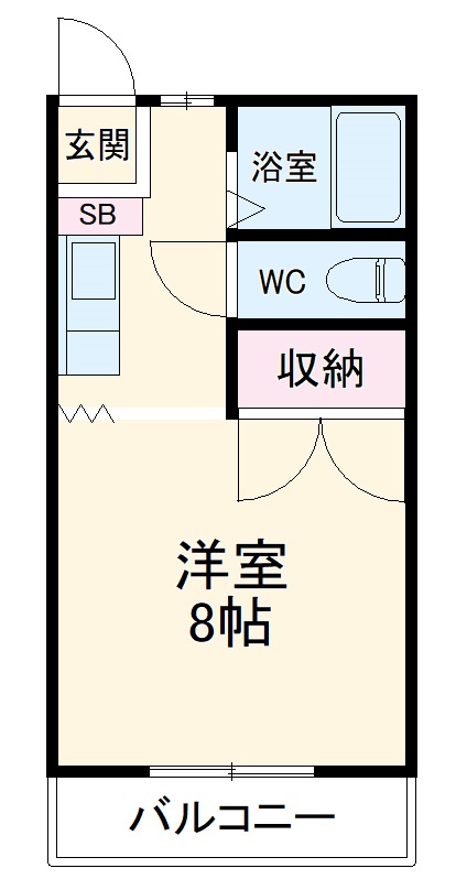 サンハイツエムⅡの間取り