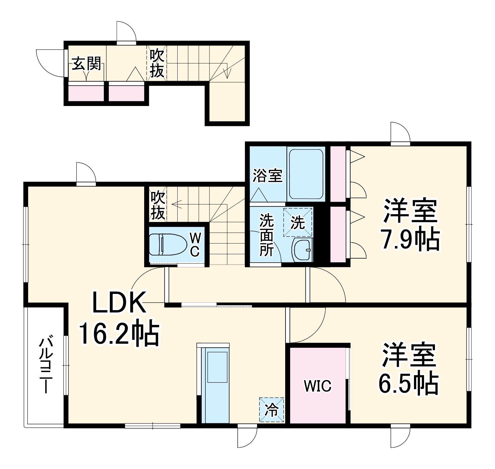 メゾンルミナスの間取り
