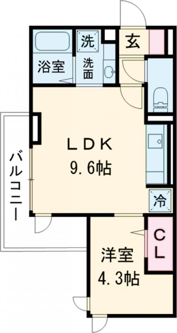アヴァンス北烏山の間取り