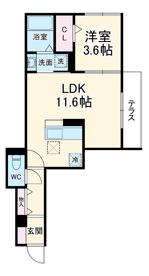 シャトン湘南藤沢の間取り
